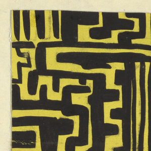 Drawing, Passion: Yellow and Black