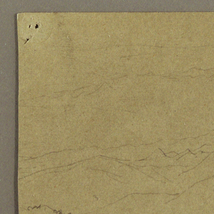 Drawing, Landscape; Verso: Tree in Landscape, Sky, May–August 1865