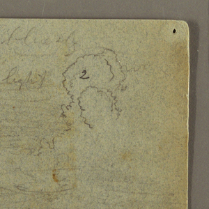 Drawing, Sky, possibly 1865