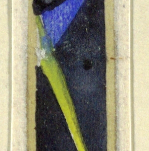 Drawing, Unknown: Blue and Yellow
