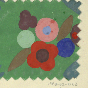 Drawing, Textile Design: Edelkoralle (Precious Coral), 1910–11