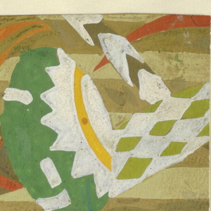 Drawing, Textile Design: Harlekin (Harlequin), 1911–13