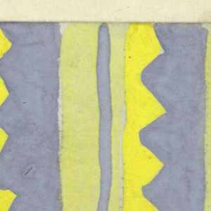 Drawing, Vesuv: Yellow, Light Blue, 1923–32