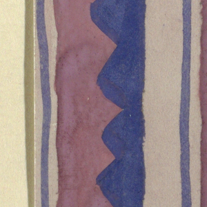 Drawing, Textile Design: Vesuv (Vesuvius), 1913–15