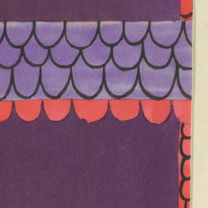 Drawing, Doublfox: Purple with Peach, 1923–32