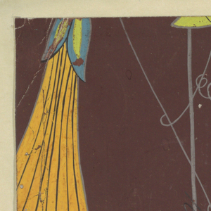 Drawing, Textile Design: Sommerwinde (Summer Wind), 1922
