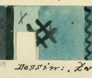 Drawing, Textile Design: Zwilling, 1910–1932