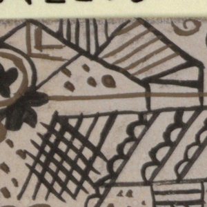 Drawing, Textile Design: Gallus, 1924
