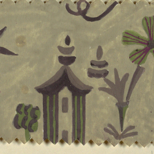 Drawing, Textile Design: Li-tai-po, 1919
