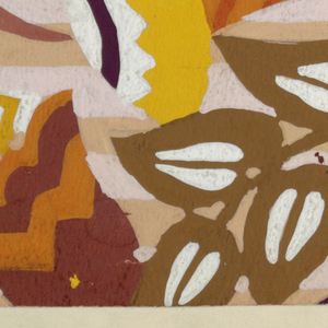 Drawing, Harlekin: Pink Stripes, 1914–23