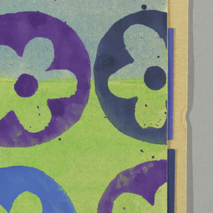 Design For Textile, Flower Seals, ca. 1958