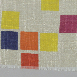 Textile Fragment, Small Squares, 1952