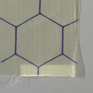 Textile Fragment, Hexagons, 1952