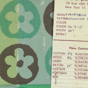 Print Trial, Flower Seals, ca. 1958