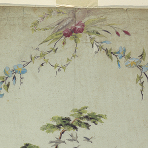 Drawing, Design for a Silk Brocade, ca. 1790