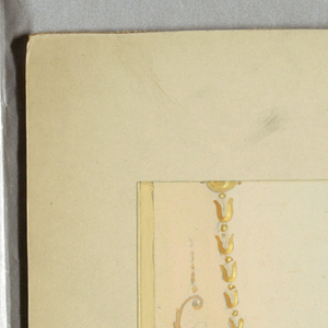 Drawing, Design for oblong panel of a ceiling