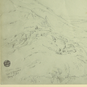Drawing, View of Damascus, Syria, Part 2, May 2, 1868
