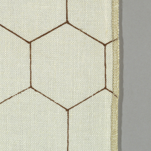 Textile Sample, Hexagons, 1952