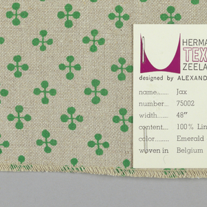 Textile Sample, Jax, 1955