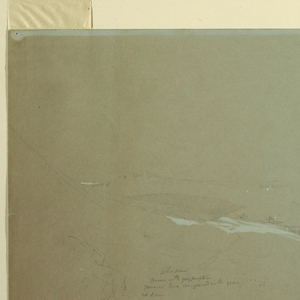 Drawing, Damascus, Syria, Seen from the Northwest, Part 2, April or May 1868