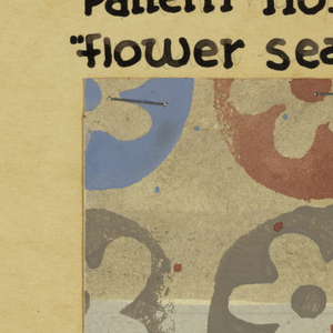 Design For Textile, Flower Seals, ca. 1958