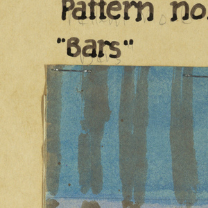 Design For Textile, Bars, ca. 1958