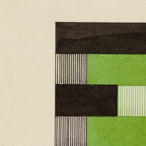 Drawing, Design for a Monogram: E.D., 1930–45