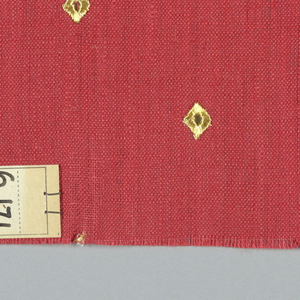 Sample, Embroidered Linen, 1952