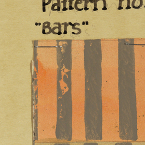 Design For Textile, Bars, ca. 1958