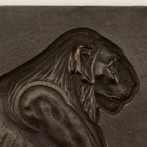 Plate, Lion