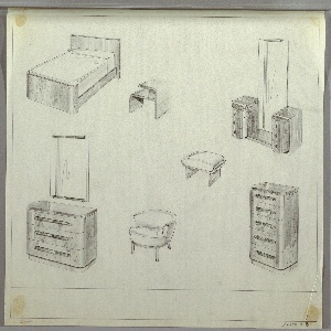 Drawing, Bedroom, Suite