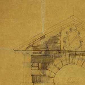 Drawing, Design for Orangerie, Hestercombe House, Taunton, Somerset, 1904