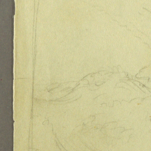 Drawing, Crashing surf, March 1846