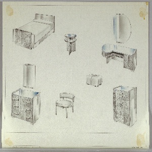 Drawing, Bedroom, Suite