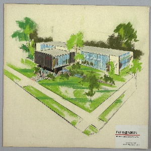 Drawing, Prefabricated Modular Group Clinic Design, ca. 1960s