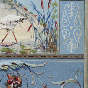 Drawing, Design for oblong panel of a ceiling