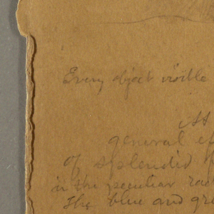 Drawing, Passing Shadow and Rainbow, ca. 1853