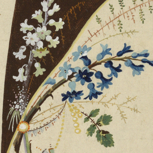 Drawing, Embroidery Design: Top Pa, ca. 1785