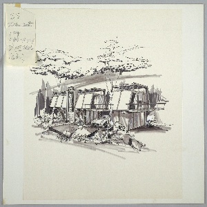 Drawing, Prefabricated Vacation Units Design