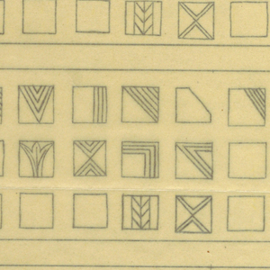 Drawing, Textile Design: Traisen, ca. 1928