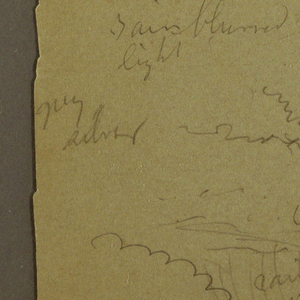 Drawing, Cloud study, possibly 1860