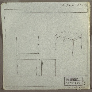 Drawing, Amodec: Table