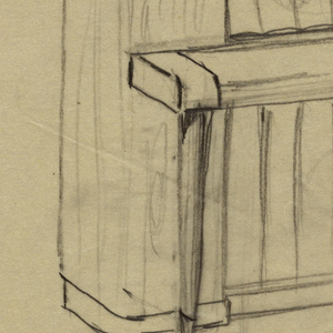 Drawing, Piano with unified front