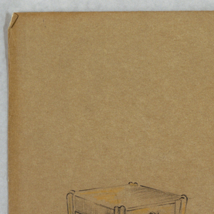 Drawing, Lamp table, cocktail tabl