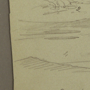 Drawing, Summit and sky, July 1881