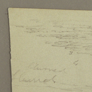 Drawing, Cloud study, 1860s