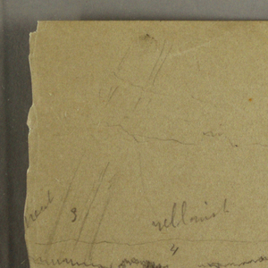 Drawing, Hills, rainbow, possibly 1865–66