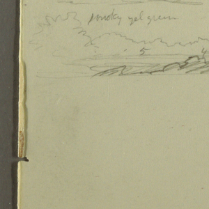 Drawing, Sky study, possibly 1857–58