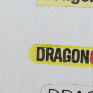 Drawing, Logo Designs for DragonOil, after 1980