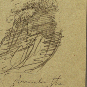 Drawing, Bamboo-like twigs, possibly 1865–66